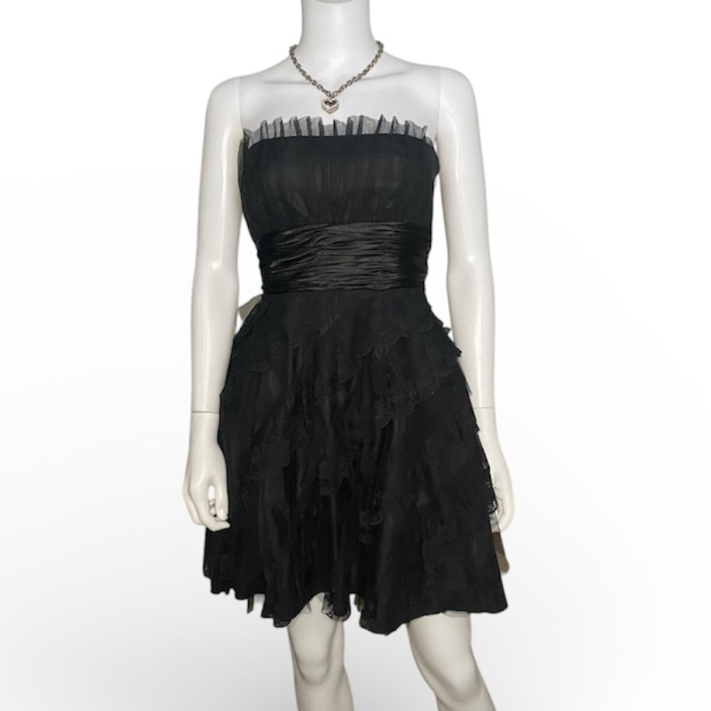 Hailey Logan by Adrienne Papell- Ruffle Layered Party Dress